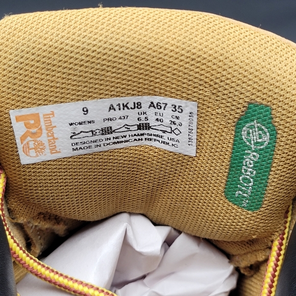 Timberland PRO Women's Steel Toe Waterproof Work Boots Size 9, Used - Picture 15 of 15